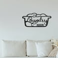 thumbnail image 2 of Unique Laundry Hanging Adornment Chic Iron Art Laundry Room Sign Decor, 2 of 6