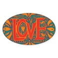 thumbnail image 1 of CafePress - Summer Love Sticker - Sticker (Oval), 1 of 1