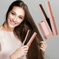 thumbnail image 2 of Dvkptbk Curling Iron Hair Straightening Comb Curling Iron Mini Usb Wireless Splint Curling Purpose Straight Splint Portable Hair Straightener Fringe Curler Home Essentials, 2 of 9
