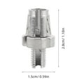 thumbnail image 2 of TABLZONE 15Pcs Aluminum Alloy Brake Adjuster Screws for Bike Fixed Gear Lightweight Design, 2 of 5