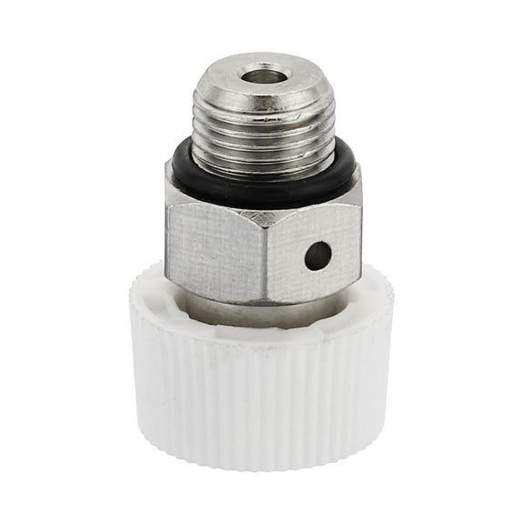 REGALWOVEN 1/8" BSP Male Thread Manual Radiator Air Vent Valve, Nickel Plated Brass Plug Valve