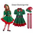 thumbnail image 3 of Disfraz de cosplay de Navidad para bebés y niños, vestidos de dulces de Papá Noel con sombrero, ropa de Año Nuevo para niños, regalos de fiesta de navidad, 3 of 4