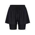 thumbnail image 3 of Blmnix Shorts for Men Swim Shorts Pleated Running Shorts Short Low Black Dry Fit Cotton Shorts Men,M, 3 of 6