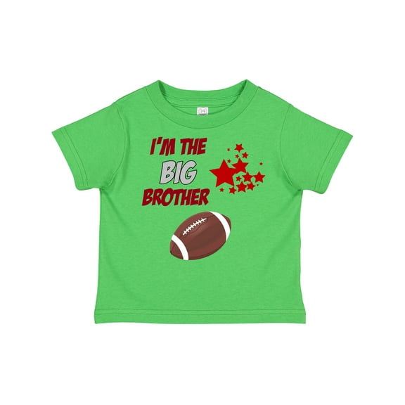 Inktastic I'm the Big Brother Football Boys Toddler T-Shirt
