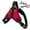 Red, variant on No Pull Dog Harness with Handle, Reflective Adjustable Vest for Small Medium Large Dogs Walking Training Traveling S Size