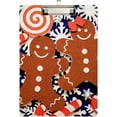 thumbnail image 1 of FMSHPON Christmas Gingerbread Lollipop Candy Clipboard Hardboard Wood Nursing Clip Board and Pull for Standard A4 Letter 13x9 inches, 1 of 5