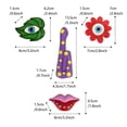 thumbnail image 3 of Colgantes de cara de árbol de resina de colores | Decoraciones para colgar árboles al aire libre | Diseño duradero pintado a mano resistente a la intemperie | Idea de regalo para amante de la, 3 of 8