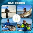 thumbnail image 5 of Double Hook Reverse Bottom Rig, 2025 Swimming Bait for Freshwater Saltwater, Single Line Double Hook Bottom Fishing Rig for Men, Fishing Lures for Beginners Amateurs Outdoor 5PCS, 5 of 6