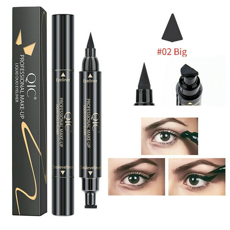 bygning passage Og så videre Winged Eyeliner Stamp Waterproof Long Lasting Liquid Eye Pen Makeup -  Walmart.com