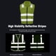 thumbnail image 4 of Chaleco reflector SFVest Alta visibilidad Chaleco reflectante de seguridad Chaleco reflectante Bolsillos múltiples Ropa de trabajo Seguridad Ropa de trabajo Día Noche Motociclismo Ciclismo Advertencia SFVest Chaleco reflector, 4 of 7