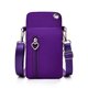 thumbnail image 1 of Bolso bandolera unisex, bolso de hombro impermeable con bolsillo en efectivo Irfora Morado, 1 of 5