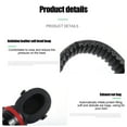 thumbnail image 6 of Noise Reduction Earmuffs for Sleep Study Work Shooting | Soft High Elastic ABS Sponge | 30dB SNR Sound Insulation | Foldable Ear Protectors | Black Red | 1 Pack | 18.5x14.5x9.5cm, 6 of 8