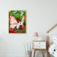 thumbnail image 3 of Cuadros Decorativos Kits de pintura de diamantes 5D para bricolaje pared de taladro redonda completa de ratón mariposa (VY037) Wdftyju embutido en tela, 3 of 9