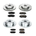thumbnail image 3 of PowerStop Front and Rear Z23 Evolution Sport Carbon-Fiber Ceramic Brake Pad and Drilled & Slotted Rotor Kit Fits: DODGE JEEP Select Models K2832, 3 of 10