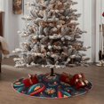thumbnail image 5 of Salouo Paisley1 Christmas Tree Skirt 36" Farmhouse Christmas Decorations Snowman Xmas Tree Skirt Tree Mat for Holiday Party Decor, 5 of 8