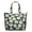 Vintage Daisy Floral, variant on Daisy Women's Large Weekend Travel Bag Moving Canvas Handbag Thick Double Layer Beach Weekend Travel Unisex Hospital Maternity Delivery with Toiletry Waterproof