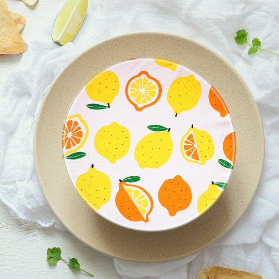 BESTOYARD Reusable Cotton Food Bowl Covers Elastic for Longer Freshness 3Pcs