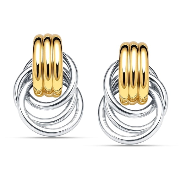 LeCalla 925 Sterling Silver Earrings for Women | Interlocking Knot Drop Dangle Earring