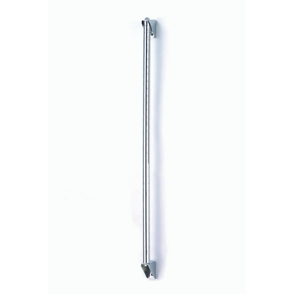 Nexel Chrome Wall Mount Single Post Kit 14""H