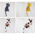 thumbnail image 3 of Pegatinas para nevera, imán de PVC, gancho magnético para llaves de gato, decoración de cocina de juguete, adorno de gato para nevera, regalo de Navidad para mujeres (colorido), 3 of 5