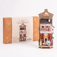 thumbnail image 6 of Rolife Teens Wall Hanging DIY Miniature Dollhouse Kit with LED, 118.11'', 6 of 8