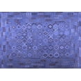 thumbnail image 1 of Ahgly Company Machine Washable Indoor Rectangle Southwestern Blue Country Area Rugs, 5' x 8', 1 of 4