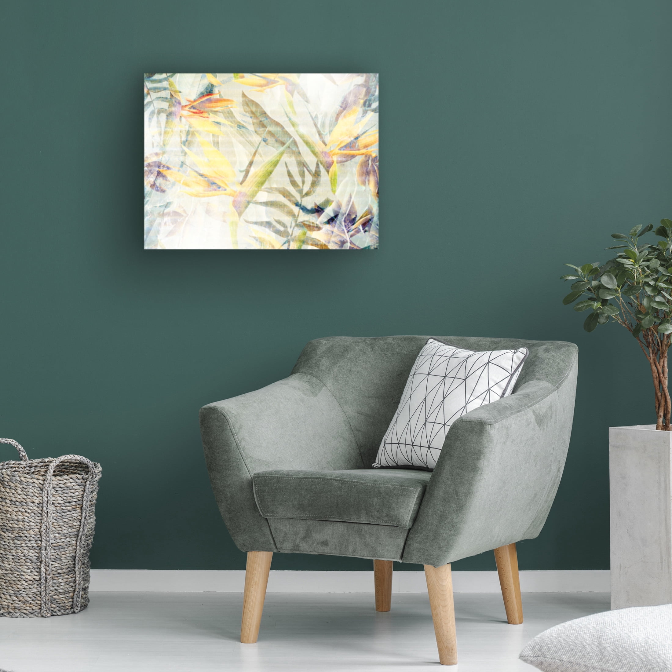 Trademark Fine Art Rafal Kulik  Ombre jungle Canvas Wall Art