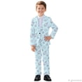 thumbnail image 3 of Whosucclay Polyester Space Rocket Formal Wear Outfit for Party Wedding, Set of 2 Boys Suit Elastic Waist Single Button Soft, 3 of 10