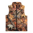 thumbnail image 4 of Pzuqiu Camo Hunting Owl Kids Zip Up Vest Casual Clothes for Girls 11-12 Breathable Winter Lightweight Sleeveless Fleece Jacket with Pocket Fall Outfits Fashion Clothing for Girls, 4 of 7