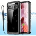 thumbnail image 1 of KOMI for Google Pixel 9 Pro XL Case Waterproof, Clear Water Proof Shockproof Dustproof Snowproof Full Body Rugged Transparent Underwater Phone Cover Built-in Screen Protector, 1 of 5