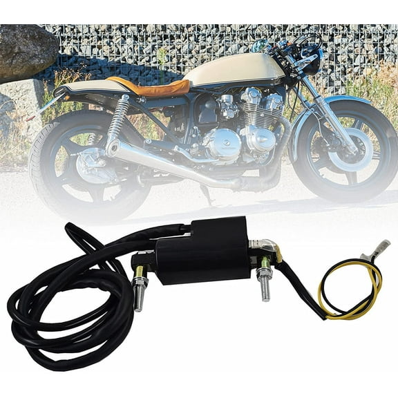 munirater 12V Dual Wire Ignition Coil Replacement for Honda Kawasaki Yamaha Suzuki CB KZ XS GS