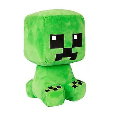 Minecraft New Bee Steve Plush Doll Sitting Enderman Creeper Toy Wholesale Spot26cm Green Sitting Creeper