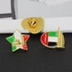 thumbnail image 2 of 4 Uds. Broches creativos para mujer, broche elegante, accesorios para disfraces, decoración, pequeño regalo para uso decorativo (A00263), 2 of 5