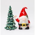 thumbnail image 2 of Ceramic Santa Gnome Salt and Pepper Shakers Christmas Tree Gift, 2 of 3
