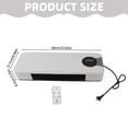 thumbnail image 3 of ZOURIH Latest Version Luxury Conditioner with RC All Season Wall Mounted Conditioner Cold & Heating Conditioner with Remote Control Conditioning Hot Fan for Bedroom Living Room Family Home Decor, 3 of 7