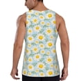 thumbnail image 3 of Haiem Daisies Flowers Men Workout Tank Top Gym Bodybuilding Sleeveless Muscle T Shirts Athletic Tank Breathable Workout Shirt-3X-Large, 3 of 9
