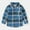 Blue, variant on HOMADLES Boys Shirts Long Sleeve Lapel Plaid Button Down Shirts for Boy Campus Style, Uniform Shirt Brown 12 Months