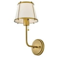 thumbnail image 5 of 4890LDB-OW Hinkley Lighting Clarke - 14W 1 LED Medium Wall Sconce-15.75 Inches Tall and 7.25 Inches Wide-Lacquered Dark Brass Finish, 5 of 10