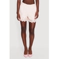 thumbnail image 3 of Women's Eyelet Hem Smocked Waist Embroidered Shorts, 3 of 4