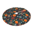 thumbnail image 2 of Balery Autumn with Pumpkins Printed Christmas Tree Skirt , Merry Christmas Party Christmas Tree Decoration,Adjustable Tree Skirt-30", 2 of 8
