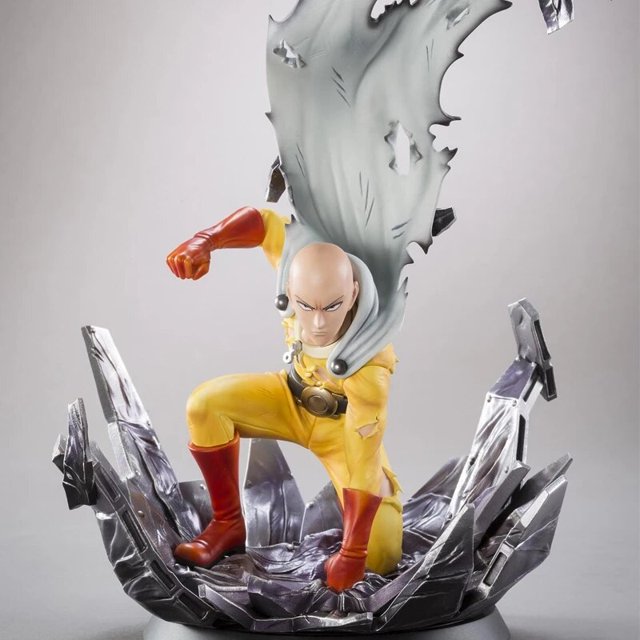 Figura de acción Saitama One Punch Man zhangmengya, Modelo coleccionable, regalo, 1/12