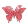 6 INCH PINK BUTTERFLY CLIP