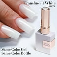 thumbnail image 3 of Esmalte de uñas en gel Double Rhythm Pure Sheer 15 ml (blanco lechoso), 3 of 7