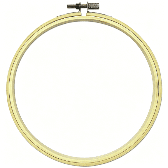 TUWAFE Wood Embroidery Hoop 6"-Natural Small Embroidery Hoop