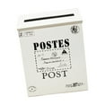 thumbnail image 1 of Buzón de correo Strade Fareast Limited buzón de metal retro beige, 1 of 8