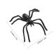 thumbnail image 4 of Yuarrent 2020 decoración de Halloween 3D espeluznante Punk negro araña pendientes Animal Halloween Stud oreja manguito pendiente para decoración de Kits de decoración para fiestas Yuarrent HA000325-00, 4 of 8