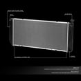 thumbnail image 2 of Radiator Row Metallic with Automatic Transmission for Tahoe 1995-1996 for C/K 2500/3500 1995-2000 for K1500 1995-1999 for K3500 1995-2000 1-5/16" / 1-5/16" Inlet / Outlet Diameter, 2 of 6