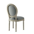 thumbnail image 5 of Rustic Manor Christianna Linen Upholstered Dining Chair, Grey, 5 of 8