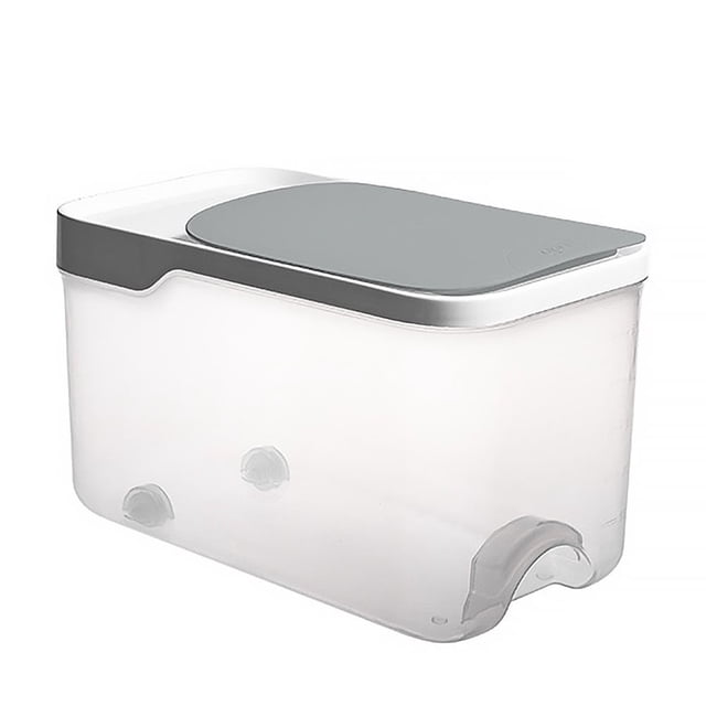 Storage Dispenser Flour Rice Container Bucket Sealed Tank Kitchen Bin Cereal Grain 20 Lbs