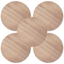 5 Pcs Olive Tree Artificial Solid Wood Round Chips